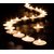 T - Light Candle White (50Pcs) For Diwali
