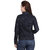 MansiCollections Dark Blue Denim Jacket For Women