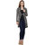 MansiCollections Black Wool Cardigans For Women
