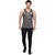 Omtex Sublimated Classique-01 Gym Tanks For Men - Grey