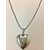 Xoonic's Thin Chrome plated Chain with heart shaped pendant