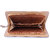 Levise London Artificial Leather Brown Clutch Bag for Woman LL-0140