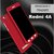 iPAKY 360 Degree Full Protection Front Back Cover Case with Tempered Glass+ Cleaning paper For Redmi 4a Red Color