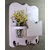 Shreeji Enterprises White Color Wooden Wall Hanging Key Holder With Document Holder