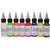 Skin Companion Tattoo Ink 1oz Bottle Made in USA 8 Colors Set