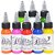 Skin Companion Tattoo Ink 1oz Bottle Made in USA 8 Colors Set