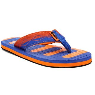 Buy Sparx Blue Orange Men Flip Flop Slippers SFG 36 Online