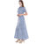 Mystique India Indigo blue Long Dress with pockets