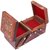 craftshoppee Handcrafted Sliding Wooden Decorative Jewellery Storage Box