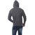 Teyana Men's Grey Full Sleeve Hooded T-shirt