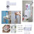 SSS - Automatic Toothpaste Dispenser with 5 Toothbrush Holder Set (Color - As per Availability)