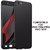 MOBIMON 360 Degree Full Body Protection Front  Back Case Cover (iPaky Style) with Tempered Glass for Vivo Y55 (Black)
