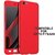 MOBIMON 360 Degree Full Body Protection Front Back Case Cover (iPaky Style) with Tempered Glass for Oppo F1S / A59 - Red