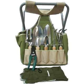 Prism Stool Garden Bag CA3536-W.04 Garden Tool Kit(7 Tools)