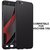 Brand Fuson 360 Degree Full Body Protection Front Back Case Cover (iPaky Style) with Tempered Glass for VIVO Y53(Black)