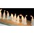 A2Pubali 21pc Candle In One Serial String Rice Lights Lamp  for Festivals Diwali/Christmas