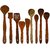 Wooden Serving and Cooking Spoon Kitchen Utensil Set of 10