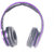 SMS Audio Wired Street by 50 Cent Over-Ear Headphones With Mic byCallmate Purple
