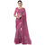 PR Fashion Georgette Pink Saree With Unstitched Blouse