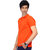 KETEX Orange Slim Fit Polo T Shirt