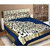 The Intellect Bazaar 500 TC Velvet Bedcover With 2 Pillow Covers, Blue