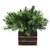 Artificial BlueFlower Buds Plants With wooden Pot