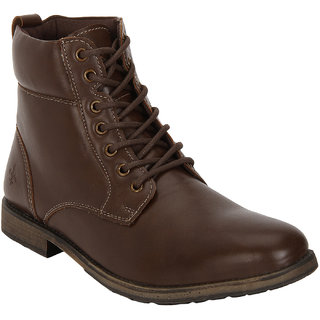 Buy Bond Street By Red Tape Men Brown Biker Boots Online 1429