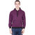 kristof purple sweatshirt with hood and kangaroo pockets