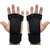 Kobo WTG-18 Black Professional Best Gymnastic Hand Grips / Cross Fitness Gloves for Pull Ups / Gym Gloves For Fitness / Functional Training Hand Protector (Size  Large)
