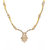 Dg Jewels 24k Gold Plated Bollywood Elegant Necklace Set-CNS9292