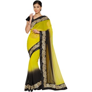 Shopclues sarees party wear deals embroidery