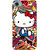 LG Q6 Case, Kitty Multi Color Poster Print Slim Fit Hard Case Cover/Back Cover for LG Q6