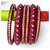 Aarna Pink color lac bangle set of 6