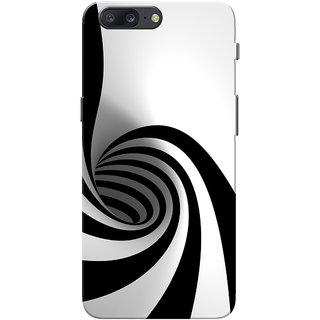 Buy Oneplus 5 Case One Plus 5 Case Swril Design Black White Slim Fit Hard Case Cover Back Cover For Oneplus 5 Online 229 From Shopclues
