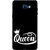 Galaxy C7 Pro Case, Queen Black White Slim Fit Hard Case Cover/Back Cover for Samsung Galaxy C7 Pro