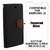 Mercury Diary Wallet Style Flip Cover For Samsung Galaxy J2 Brown Black + Tempered Glasss By Mobimon