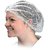 Absolute Beauty 50 Pcs - Disposable Stretchable White Bouffant Cap - Cover Hair for Cooking Hygiene!
