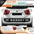 SUZUKI - Bumper Sticker for Suzuki Ignis - WHITE - Carmetics