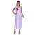 Westrobe Women White Plain Rose Patch Long Dress