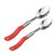 Nueva Standard Quality Stainless Steel Spoon Set, Pack of 6 , Plastic Cutlery Set