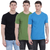 FAB69 Solid Men's Round Neck 3 Pcs Combo  T-Shirt