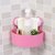 FBT  Plastic Interdesign Bathroom Kitchen Storage Organize Shelf Rack Triangle Shower Corner Caddy Basket