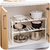 Kumaka Stainless Steel Household multipurpose adjustable Sink Shelf Retractable Storage Rack