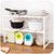 Kumaka Stainless Steel Household multipurpose adjustable Sink Shelf Retractable Storage Rack