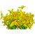 Yellow Artificial Decorative Flower Within white Ceramic Pot