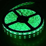 Best Ideas 5 Meter Green LED Strip Non Waterproof 12 Volt Dc (Can Be used with Ac to Dc Adapter or 12V Battery Only)