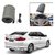 AutoStark Leatherette Car Steering Wheel Cover Grey - Honda City (2014 Upwards)