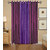 Shivaay Home Creations Plain Eyelet Window Curtains-4*5 Feet (set of 3)