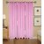 Shivaay Home Creations Plain Eyelet Window Curtains-4*5 Feet (set of 3)