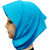 Hijab NINJA CANVAS BLUE Under Scarf Ladies Abaya Head Hair Cover Women Tube Cap Burqa Stole Hosiery